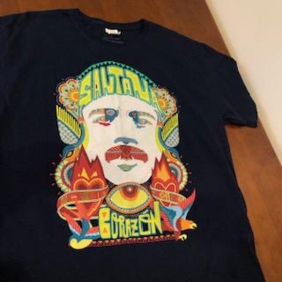 Santana Corazón 2015 Tour T-Shirt Size L. - Picture 15 of 16